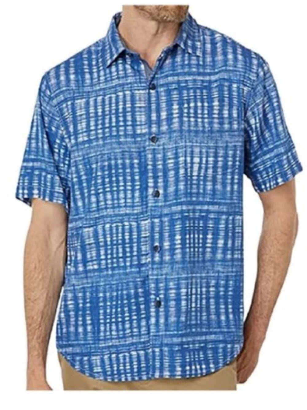 NWOT‎ Tommy Bahama Men's Daybreak Batik 100% Silk Camp Shirt XL